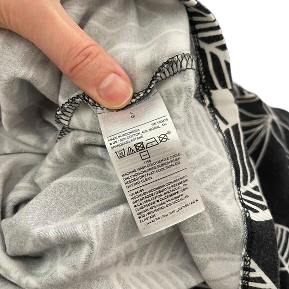 Set of 2 Old Navy Womens Large T-Shirt Dress Teal Printed Short Sleeve Basic - Picture 9 of 14